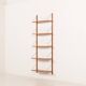 Danish teak shelving unit, set of 5 shelves, 1960s