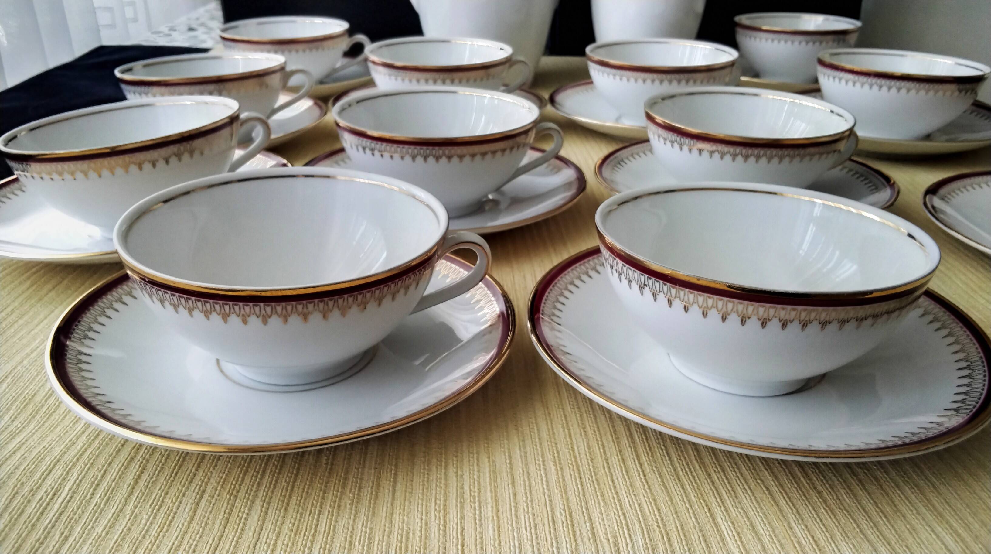 Bavarian porcelain coffee service by Winterling Markteuthen
