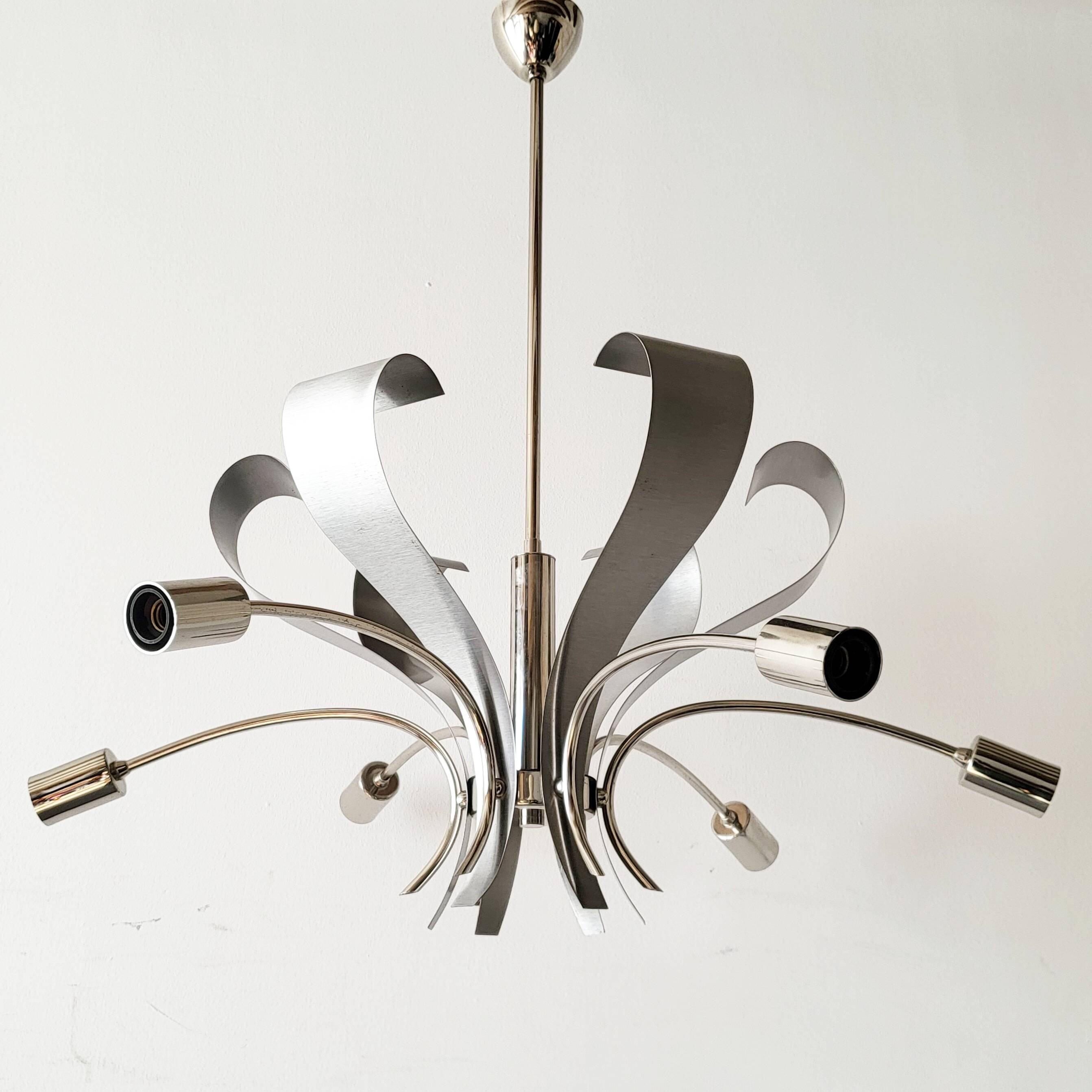 Vintage space age pendant light 1960