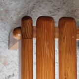 Stool design scandinavian sauna solid pine 1970