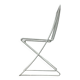 White postmodern Kreuzschwinger chairs by Till Behrens for Schlubach, 1980s, set of 3.