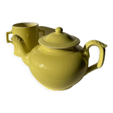 Vintage teapot with yellow filter