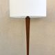 Scandinavian floor lamp in vintage teak 60s