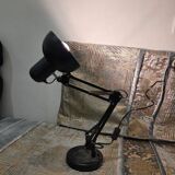Vintage articulated black lamp