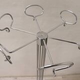1970s chrome floor coat rack