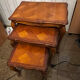 Nest of tables in cherry wood