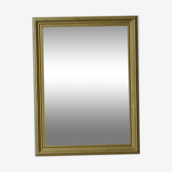Set of 2 flea market mirrors with gilded frame 80 X 50 cm