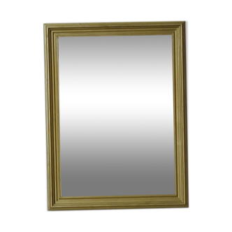 Set of 2 flea market mirrors with gilded frame 80 X 50 cm