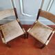 Set of 4 chairs by Pierre Jolliet from the 1970s.