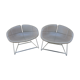 Pair chair design Moroso fjord Patricia Urguiola