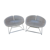 Pair chair design Moroso fjord Patricia Urguiola