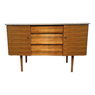 Mid century retro vintage teak sideboard washstand by Beautility 1960