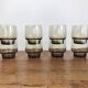 Lot de 8 verres à eau en verre fumé
