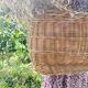 Braided rattan basket 43 cm