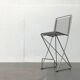 Postmodern German kitchen bar stool Kreuzschwinger by Till Behrens for Schlubach, 1980s.