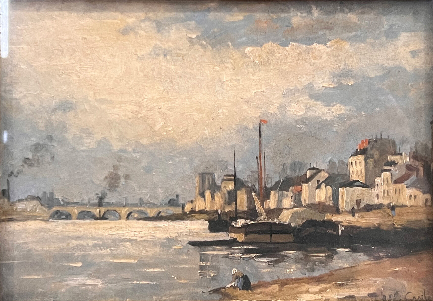Painting - Oil on cardboard by Alfred Casile