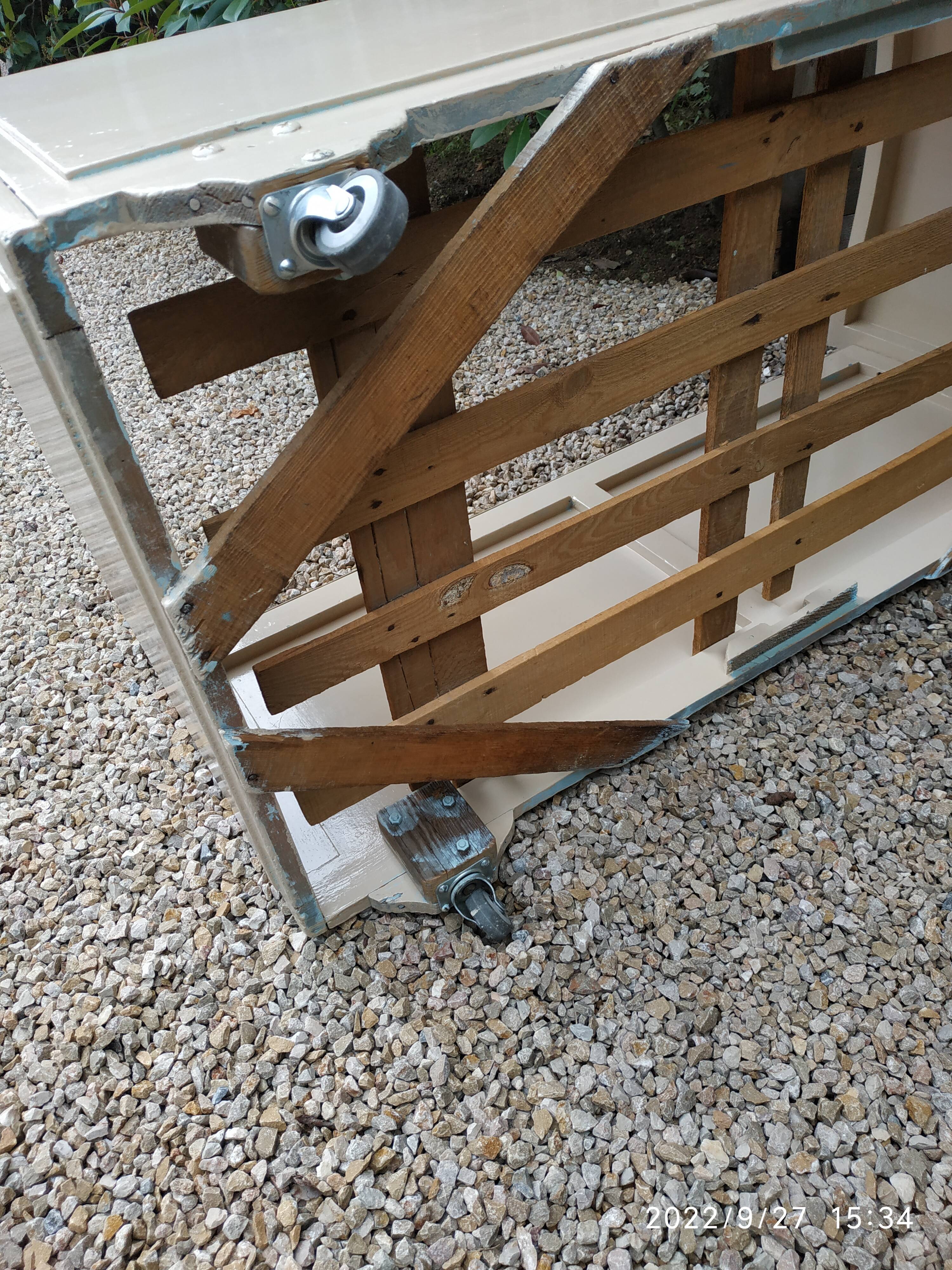 Wooden children's bed