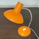 Orange and chrome articulated Cocotte lamp France 1970