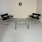 Antique glass and metal coffee table, Italian design from the 70s, vintage