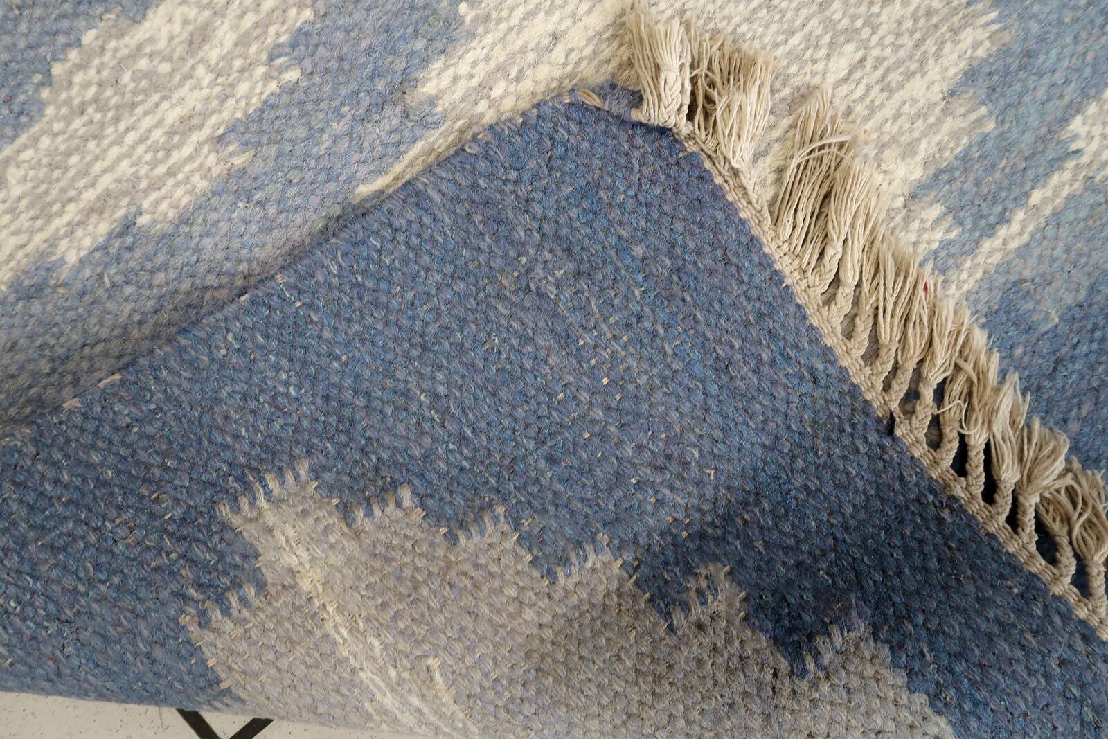 Tapis kilim vintage fait main Ardabil 145cm x 193cm - 1C1010