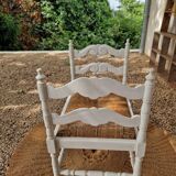 Banc paillé