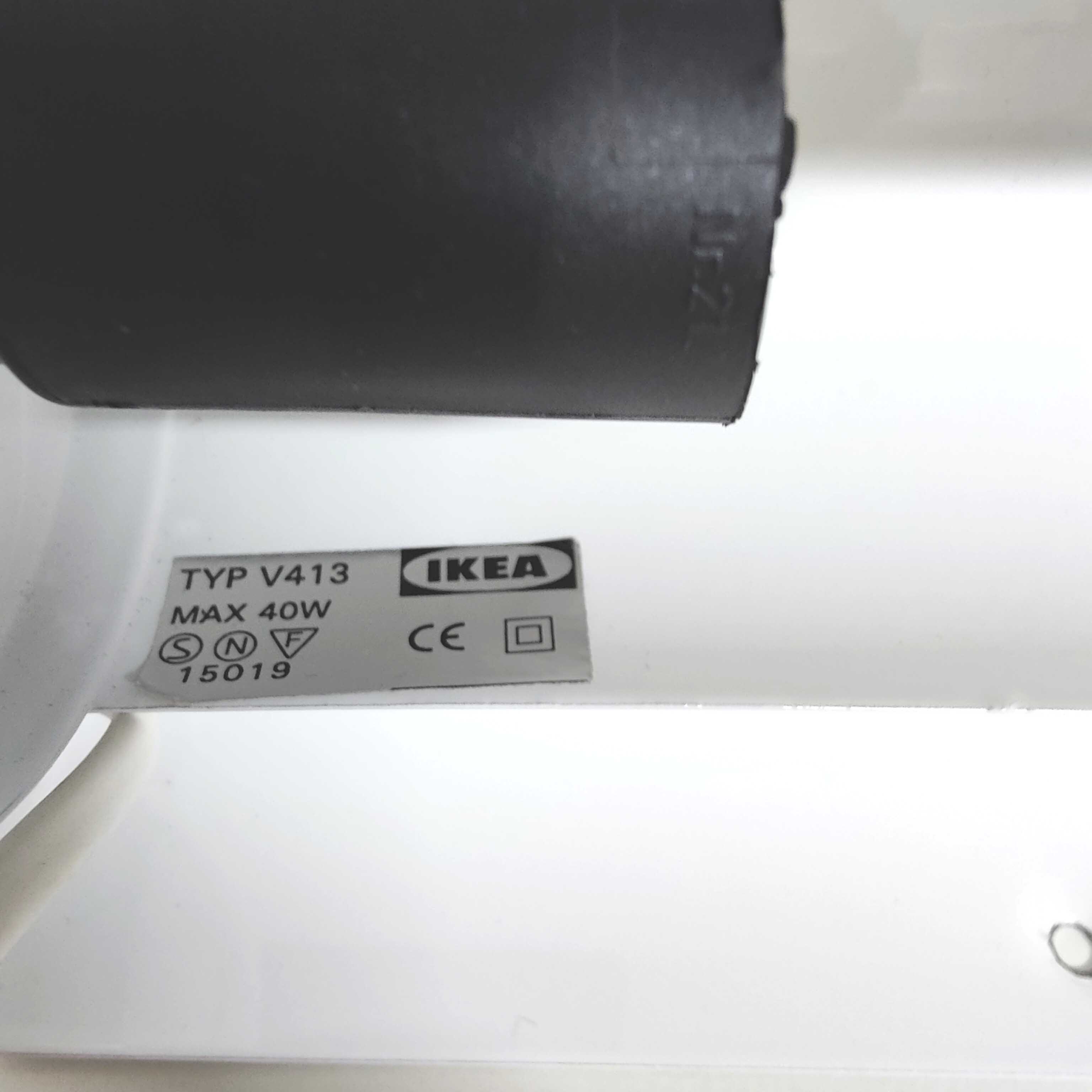 Vintage wall lamp roll Ikea V413 white vintage