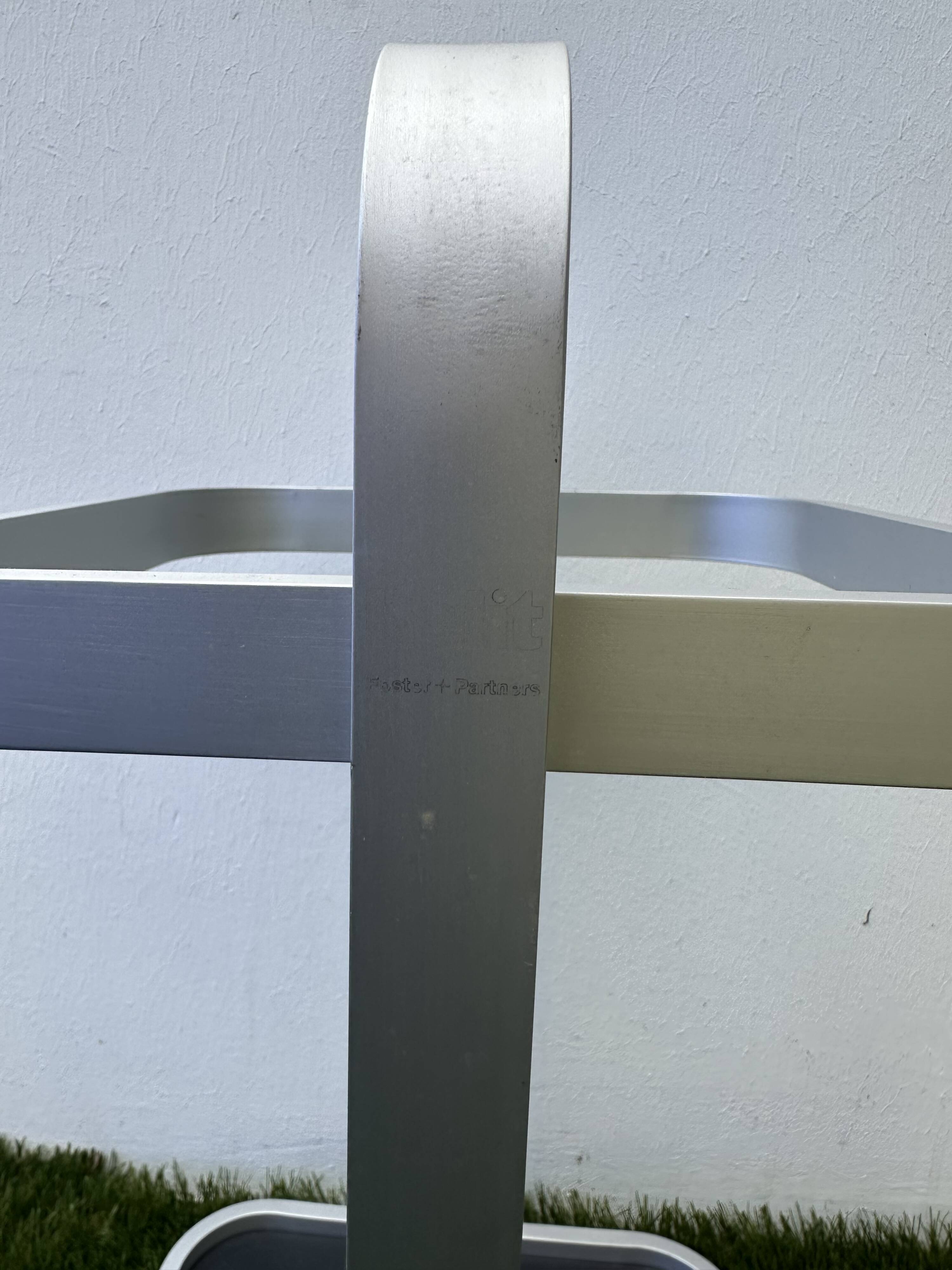 Helit design aluminum umbrella stand, Foster Partners