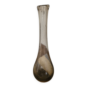 Vase soliflore en verre soufflé forme goutte