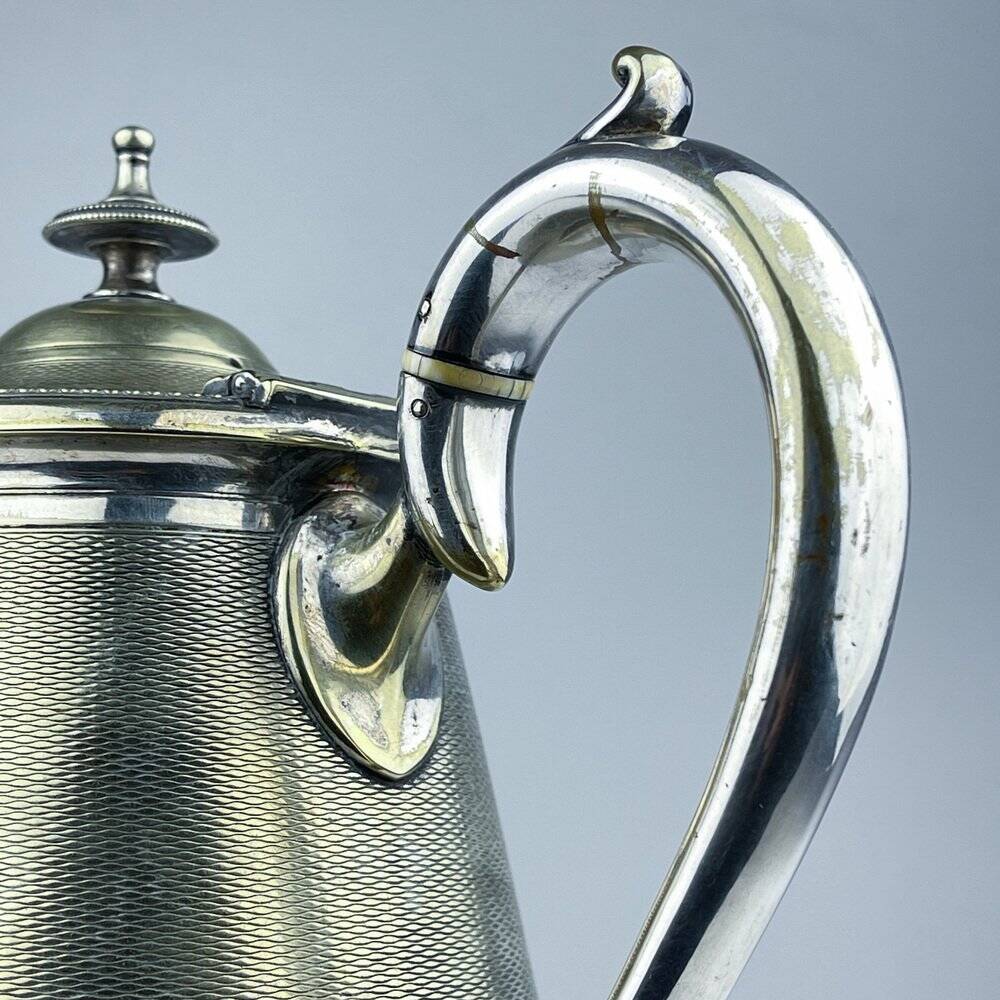 Silver-plated coffee pot by Benetfink & Co.