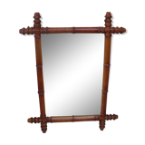 1930 bamboo mirror - 62 x 47 cm