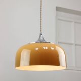 Space Age Brown Pendant Lamp from Guzzini, 1960s