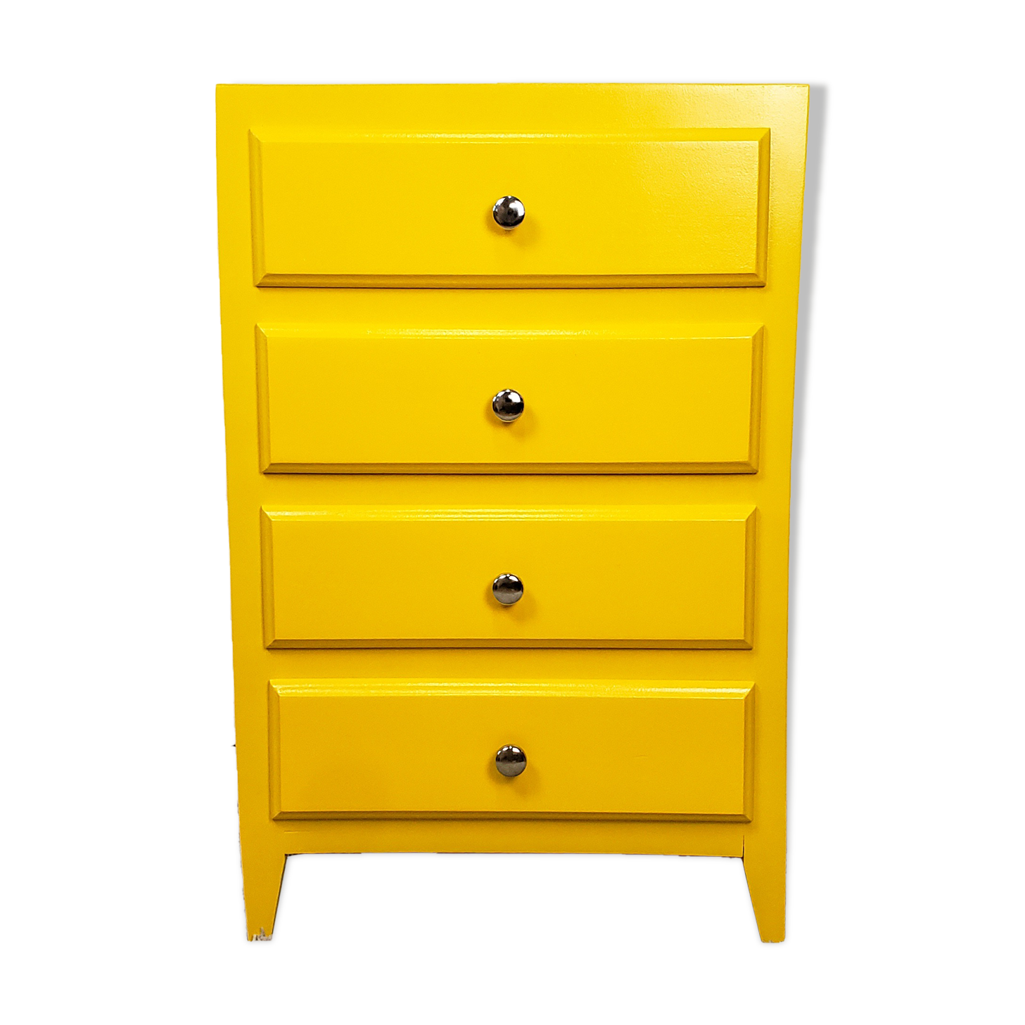 Yellow vintage chiffonnier