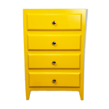Chiffonnier vintage jaune