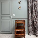 Vintage wooden serving trolley