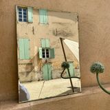 Vintage beveled mirror