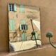 Vintage beveled mirror