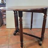 Table get leg en acajou