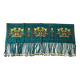 Very beautiful vintage Polish multicoloured wall tapestry 192 cm