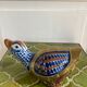 Brass duck and ceramic