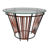 Design side table Un Autre Regard – Metal & glass