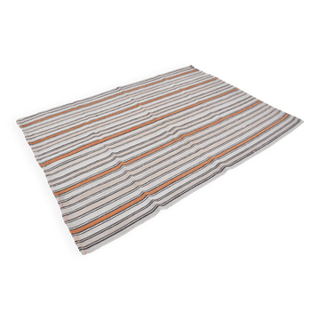 Tapis Kilim anatolien vintage tissé à la main sku 3688