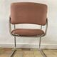 Fauteuil Strafor en laine rose