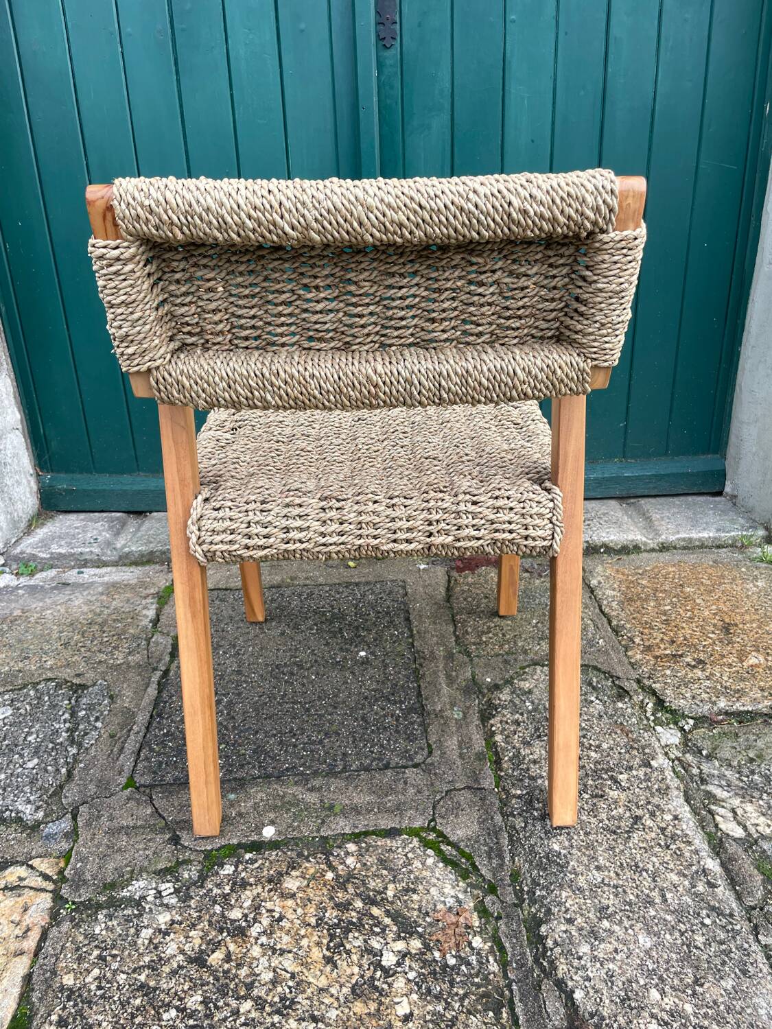 Fauteuil en jacinthe d’eau
