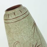 Vase en céramique u-keramik du début des années 1960, modèle no. 137/30 décor éléphants et palmiers