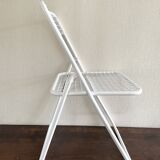 Metal folding chair