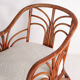 Pair of rattan armchairs