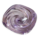Purple glass ashtray