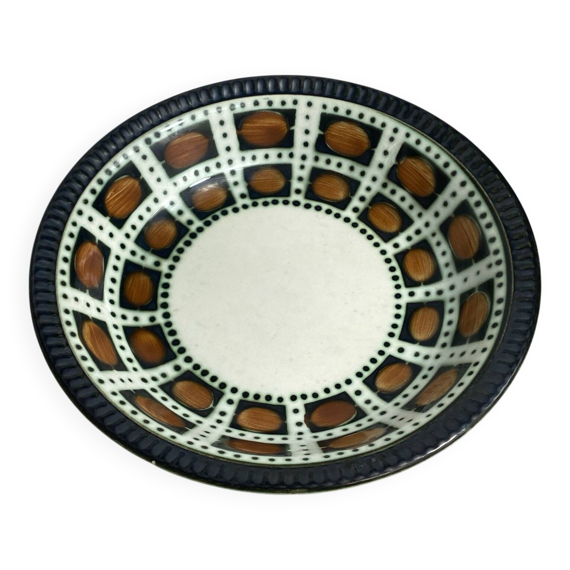 Boch Belgium round serving dish