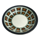 Boch Belgium round serving dish