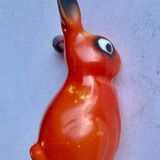 Pfeffer Gotha porcelain salt or pepper shaker representing a rabbit or a hare